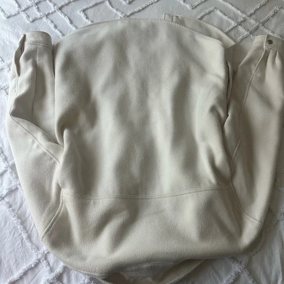 A & F shirt “shacket” Cream Jacket - Picture 4 of 4